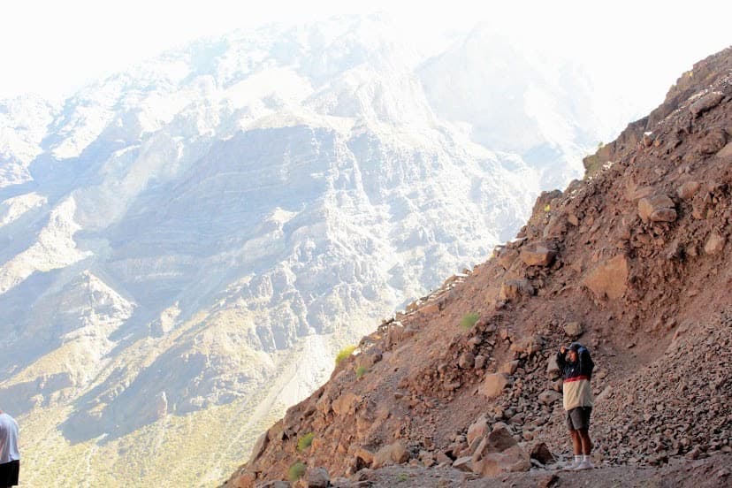 Somewhere in the Andes mountain range in Chile