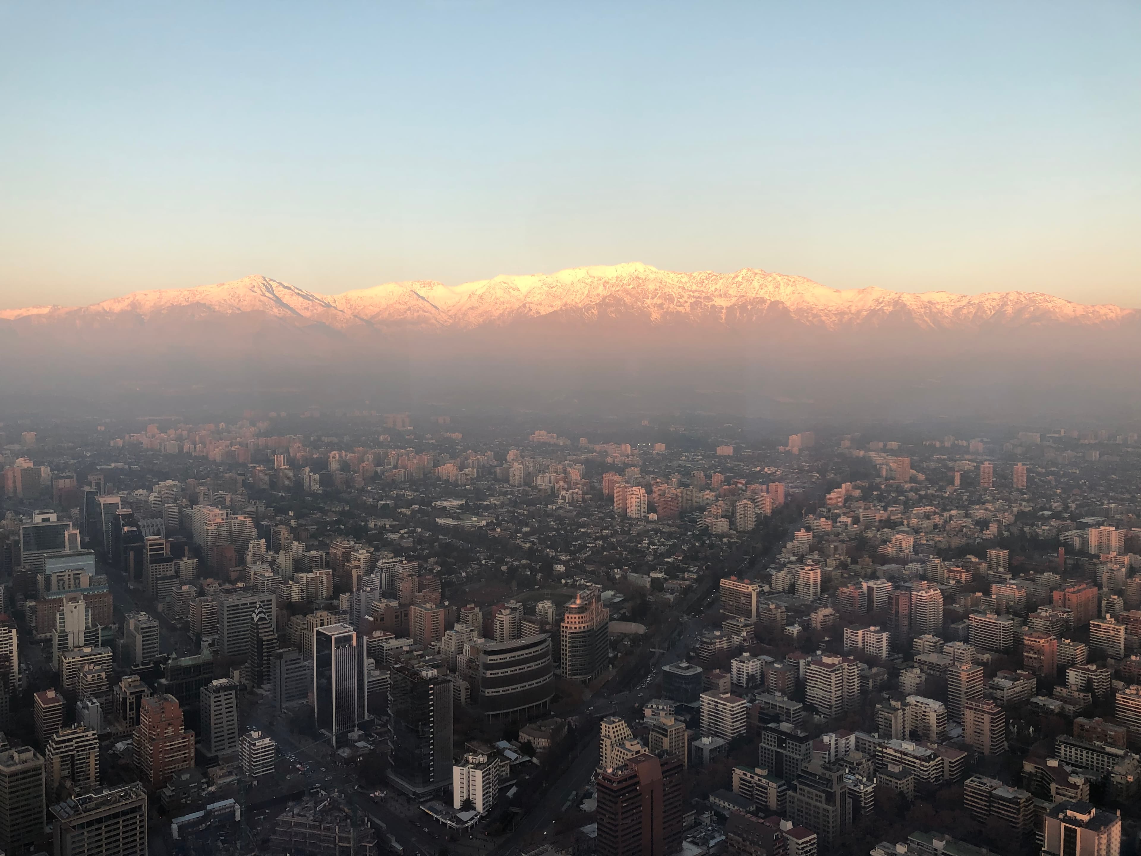 The beautiful city of Santiago, Chile